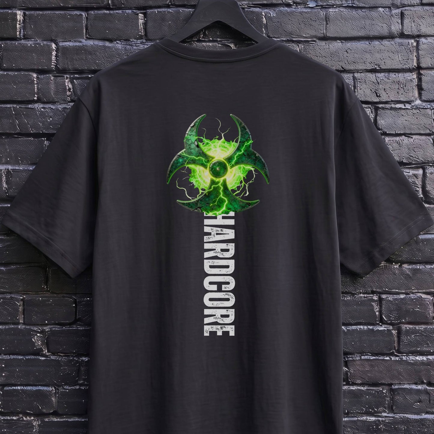 Hardcore Neon Biohazard T-Shirt