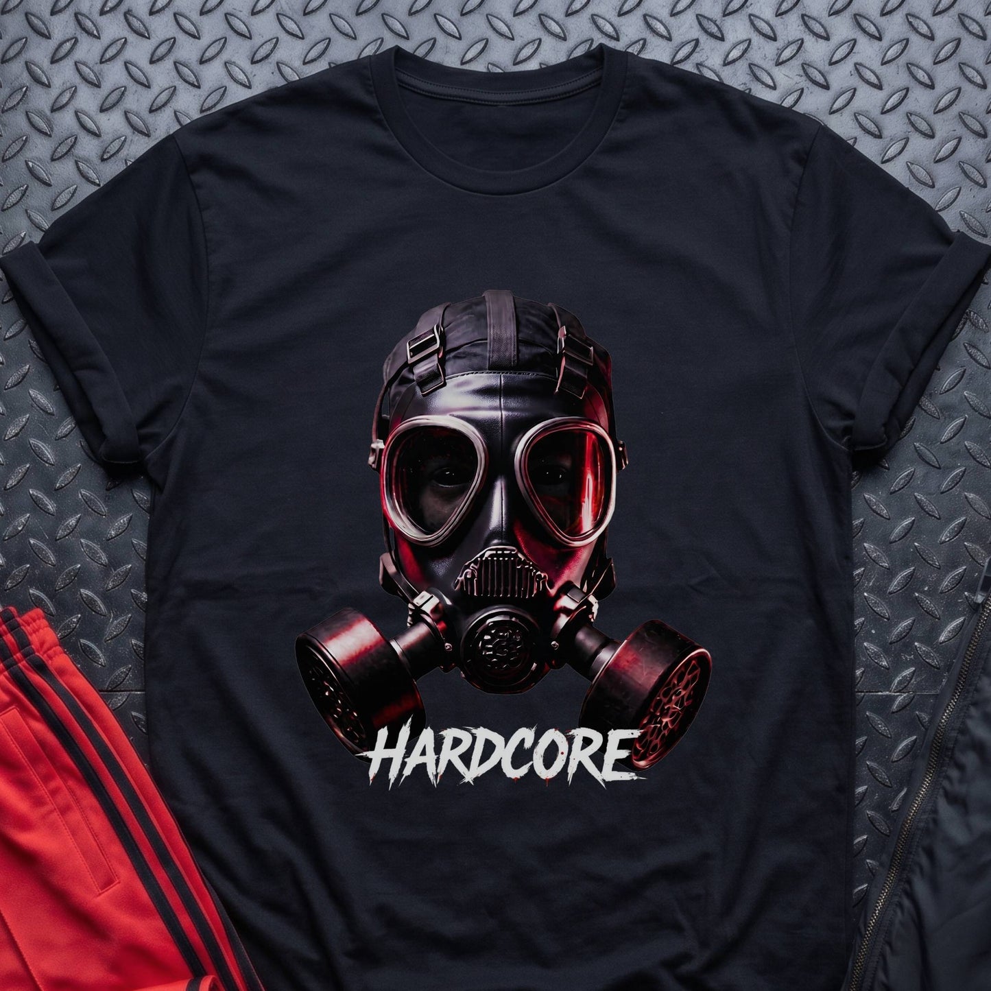 Gas Mask Hardcore Tee