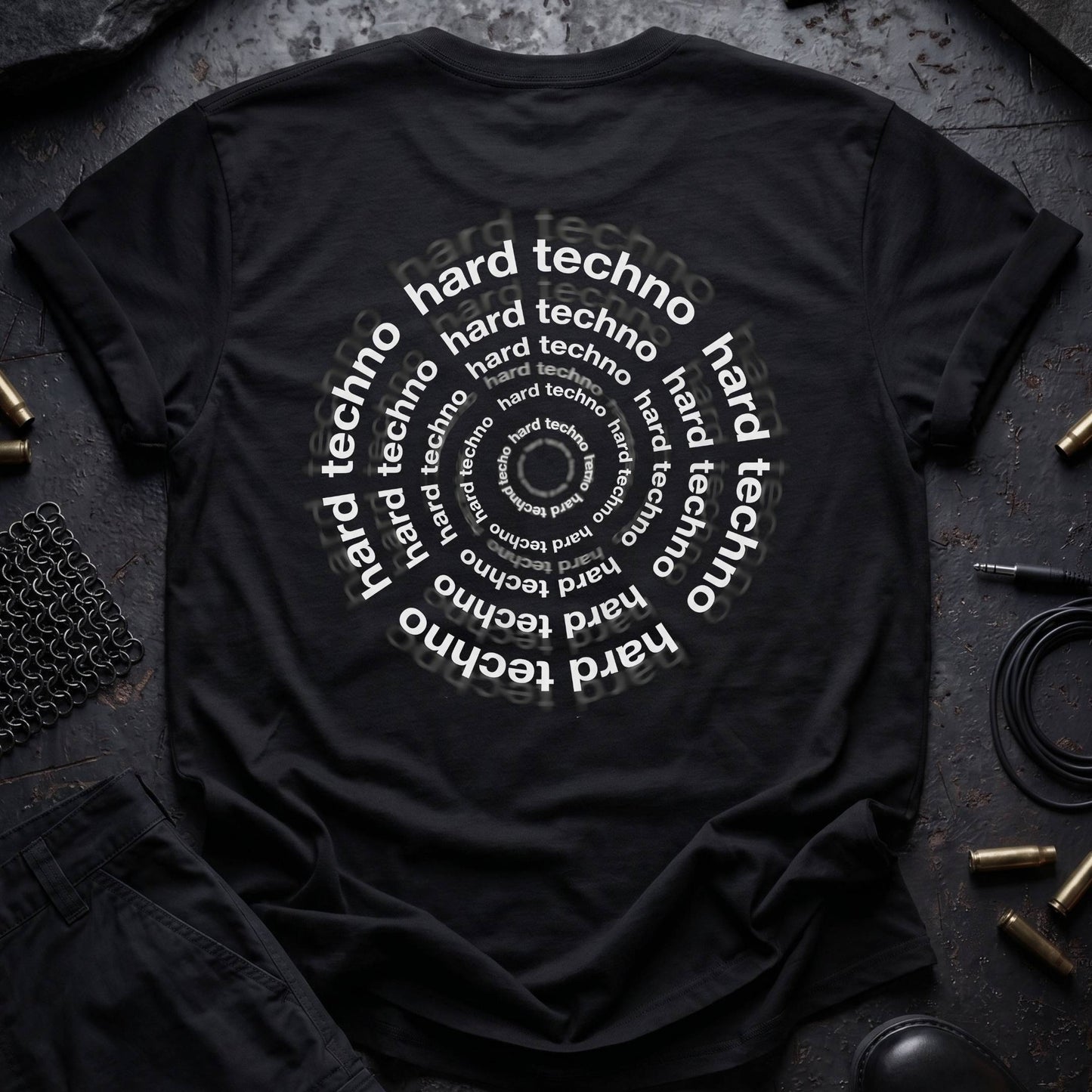 T-shirt Spiral Techno Dur