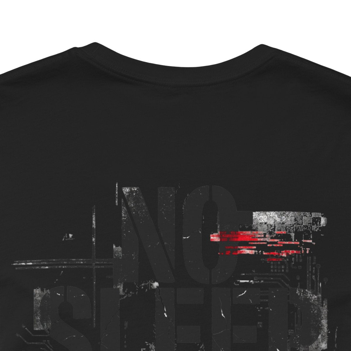 T-shirt No Sleep, System Failure — T-shirt graphique Cyberpunk Techwear