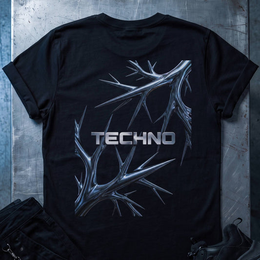 T-shirt graphique Techno Branches — T-shirt futuriste pour festival de musique EDM